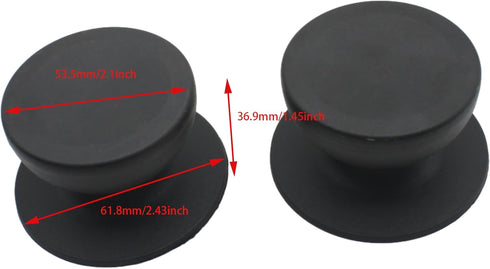 2pcs Pot Lid Knobs Universal Kitchen Cookware Replacement Pot Lid Knobs Pan Lid Holding Handle (Bakelite) by OZXNO