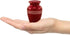 Immortal-Memories Serenity Mini Keepsake Urn for Ashes - Token Urn with Velvet Bag, Mini Jar, Pet Urn (Red)