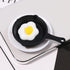 ARTIBETTER 10pcs Mini Cast Iron Skillet Set, Small Frying Pan for Dollhouse Kitchen Accessories