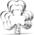 3 Piece Shamrocks Cookie Cutter Set - Stainless Steel
