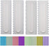 Antallcky Decorating Comb and Icing Smoother Set of 4 Pack for Cake Edge Tools, Plastic Sawtooth Scraper