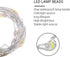 Waterproof LED String Lights, 2 Pack 20ft 60 LED Festival Decorations, Battery Powered Copper Wire Fairy Lights