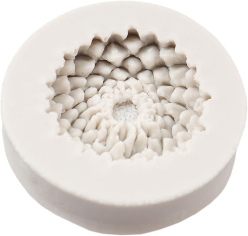 Chrysanthemum Flower Silicone Mold, Flower Fondant Molds for Cake Decoration, Chocolate Candy, Cupcake Topper, Sugar
