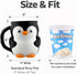 Delta Loom 16 oz Penguin Ice Cream Pint Holder - Fits Standard Pints - Compatible with Ramen Noodles - Dual Spoon Slots