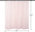 RAY STAR Heavy Duty Pink Waffle Textured Shower Curtain Liner with Hooks, 70 x 72 inches, Waterproof PEVA with 3 Magnets