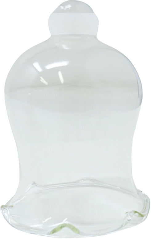 4E's Pack 6 (2.75" Novelty Clear Glass Votive Cups with Peg - of - Tulip Votive for Candelabra Candle Holder, Home