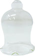 4E's Pack 6 (2.75" Novelty Clear Glass Votive Cups with Peg - of - Tulip Votive for Candelabra Candle Holder, Home