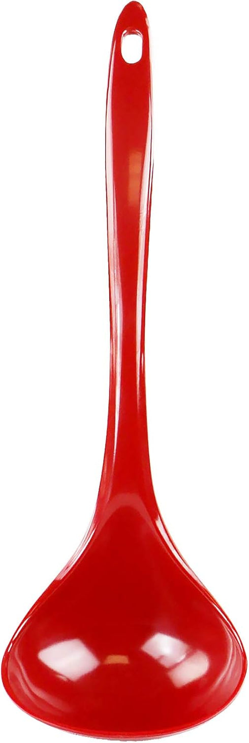 Reston Lloyd Melamine Soup Ladle, 10.5 Inch Kitchen Utensil with Heat Resistant Ergonomic Handle, BPA-Free Plastic