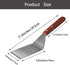 Metal Spatula for Cast Iron Skillet, Stainless Steel Grill Spatula, Burger, Fish Turner, Griddle Spatula for Cooking BBQ