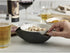 Joseph Joseph Double Dish, Pistachio and Snack Serving Bowl with Food Waste Compartment, BPA-Free - Grey