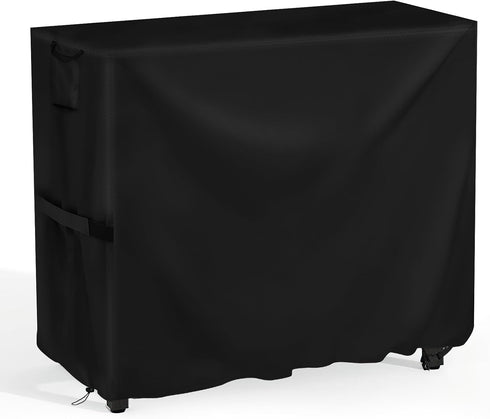 Isamant Prep Grill Table Cover,36 Inch Waterproof Outdoor Wicker Storage Cabinet Cover,Patio Bar