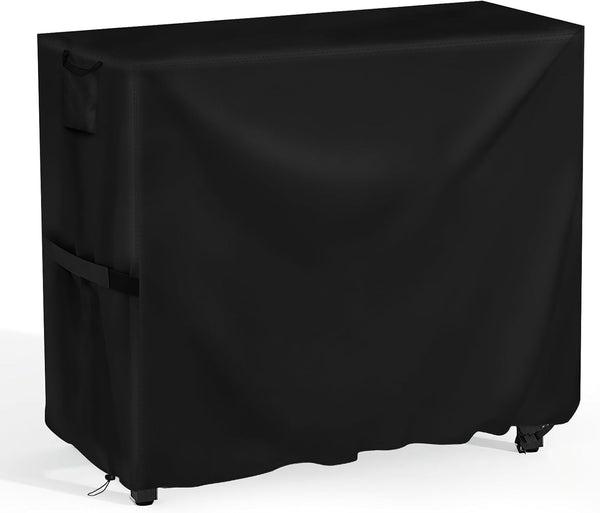 Isamant Prep Grill Table Cover,36 Inch Waterproof Outdoor Wicker Storage Cabinet Cover,Patio Bar
