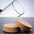 2Pcs 300ml/10oz Clear Glass Bottles with Cork Stopper - Empty Refillable Storage Container for Dry Food Goods