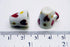 Inch 10 Set ChangThai Design Very Tiny White Red Hearts Ceramic Coffee Mug Pieces - Miniature Tableware Cup Tray Bowl