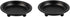 2 Pcs Candle Plate Iron Candle Holder for Pillar Candles, Black Metal Stand for Dining Table Decor
