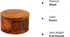 Kaizen Casa Acacia Wood Salt or Spice Box with Swivel Cover, Perfect for Keeping Seasonings Close at Hand