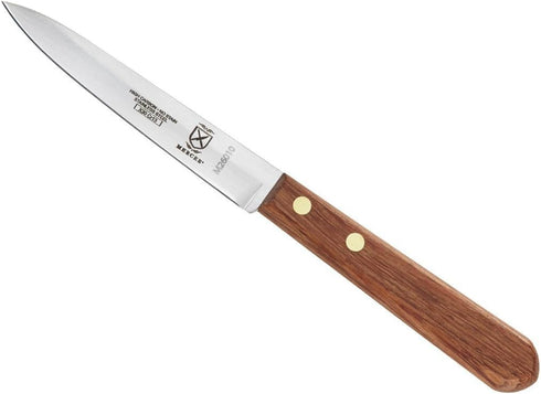 Mercer Culinary Praxis Paring Knife with Rosewood Handle, 3-1/2 Inch, Wood
