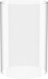 Hurricane Candle Holder - Bottomless Open Ended Cylindrical Glass Lamp Shade - 3" x 4"
