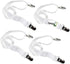 Long Bed Sheet Clips,Adjustable Bed Fitted Sheets Mattress Holder Straps Suspender Fastener,4 Pieces (White) by Eopocdor