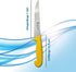 SMI 7 inch Solingen Butcher Knife - Professional Chef Knife for Meat Cutting and Processing