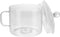 DOITOOL 1.5L Glass Saucepan with Cover, Heat-Resistant Glass Cookware Set, Small Simmer Pot for Baby Food, Pasta, Soup