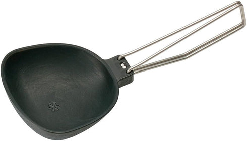 Snow Peak Folding Nylon Cooking Ladle for Camping/Hiking, Black