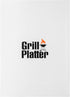 R HORSE Dad Grill Platter Gift, White Oval Serving Tray for BBQ, Salads, Desserts, Charcuterie, Birthday Christmas Gift
