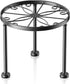 Chejievy 1 Pack Metal Round Plant Stands, Small Flower Pot Stand for Garden