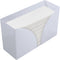 Paper Towel Holder Dispenser for Countertop, White Acrylic Napkin Holders for Kitchen or Bathroom, Great for Z-Fold