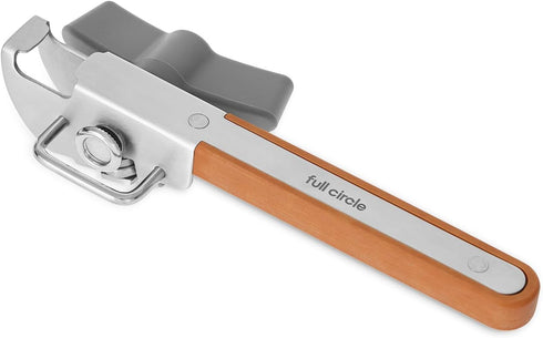 Full Circle Smooth Operator, Smooth-Edge Stainless Steel Can Opener, Safe and Eco-Friendly