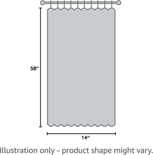 No. 918 Alison-Tr Floral Lace Sheer Rod Pocket Kitchen Curtain Valance, 58" x 14", Stone