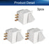 Heyiarbeit Refrigerator Door Light Switch, 3Pin Universal Replacement for Most Refrigerators, White (3Pcs)
