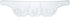 DoubleWood 20"x90" Christmas Decor Fireplace Scarf, White Lace Jesus Christmas Decorations Table Runner for Holiday
