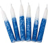 Rite Lite Blue & White Shabbat Candles – Premium 12 Pack Traditional Dinner Table Candles with Gift Box