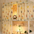 Dorm Home Bunk Nets Bed Curtains Cloth Canopy - Blackout Shading Nets for College Students, Breathable Single Sleeper