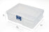 CHILDHOOD 2 Pack Clear Plastic Clip Box, Small Crayon Box Containers with Lids, 6.5 x 4.5 Inches