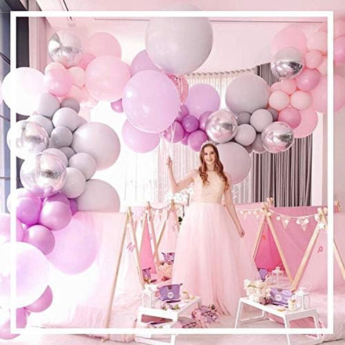 Balloon Decorating Tape Strip for Balloon Arch Garland Kit, 2 Rolls 32.8 Feet with 400 Pcs Glue Dots Stickers
