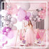 Balloon Decorating Tape Strip for Balloon Arch Garland Kit, 2 Rolls 32.8 Feet with 400 Pcs Glue Dots Stickers