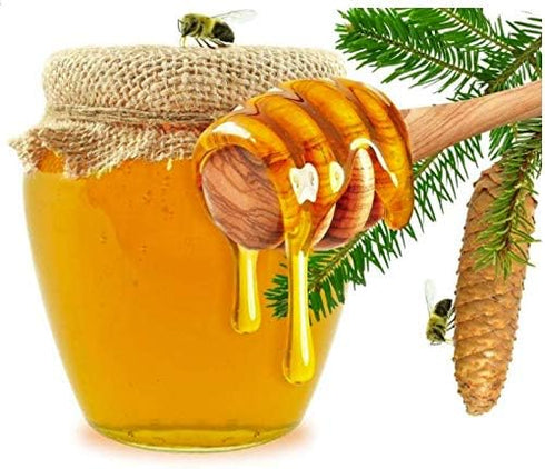 LASSUM 10 3 Inch Pieces Wood Honey Dippers Sticks, Mini Honey Dipper Stick for Honey Jar Dispense Drizzle Honey