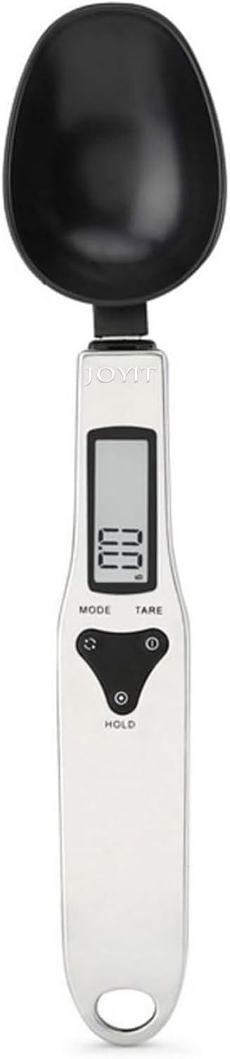 JOYIT Digital Spoon Scale 500g/0.1g - Stainless Steel Food Measuring Scale, Small Baking Scale with LCD Display