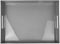 Grey Decorative Tray, Rectangular Large Serving Tray with Handles, Plastic Coffee Table