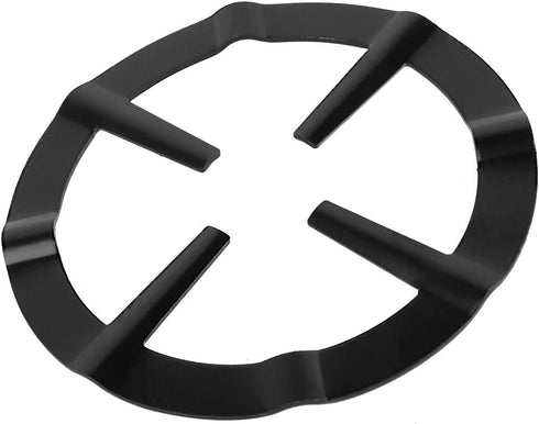 Haofy Stainless Iron Stove Support Rack, Cast Iron Wok Support, Black Coffee Pot Shelf for Gas Range Grate Support Stand