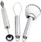 NewlineNY Stainless Steel Kitchen Tools: Fruit Helper, 3 Pcs