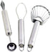 NewlineNY Stainless Steel Kitchen Tools: Fruit Helper, 3 Pcs