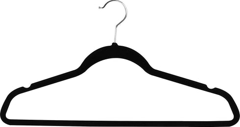 Utopia Home Velvet Hangers, 30 Pack, Non-Slip Suit Hangers with 360 Degree Rotatable Hook, Black