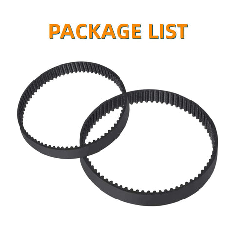 Replacement Belt Set for Bissell ProHeat 2X Revolution Pet Pro Carpet Cleaner Model 1986, 1964, 2007, 2007P Series