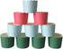 NB Paper Baking Cups 90-Pack, 6 oz Greaseproof Cupcake Muffin Cases, Disposable Wrappers for Parties, Pure Colors