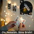 33ft 100 45 suddus LED Fairy Lights with Clips for Pictures, Photo Lights with Remote USB Powered & Battery Operated