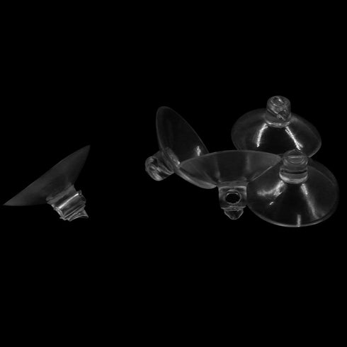 50 Pack Small Suction Cups 25mm with Holes for Glass Table Tops, Prevent Sliding and Home Decoration