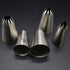 5 Pack Extra Large Piping Nozzles, Seamless Stainless Steel Icing Tips 1B 1C 1E 1M 2D# for Cupcakes